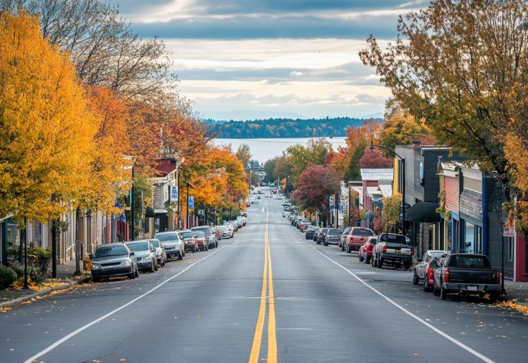 Local SEO Citation Submissions feature - small town business street in the United States